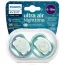 پستانک ارتودنسی شب‌تاب ۶ تا ۱۸ ماه دوتایی فیلیپس اونت PHILIPS AVENT سری UltraAir مدل SCF376/13